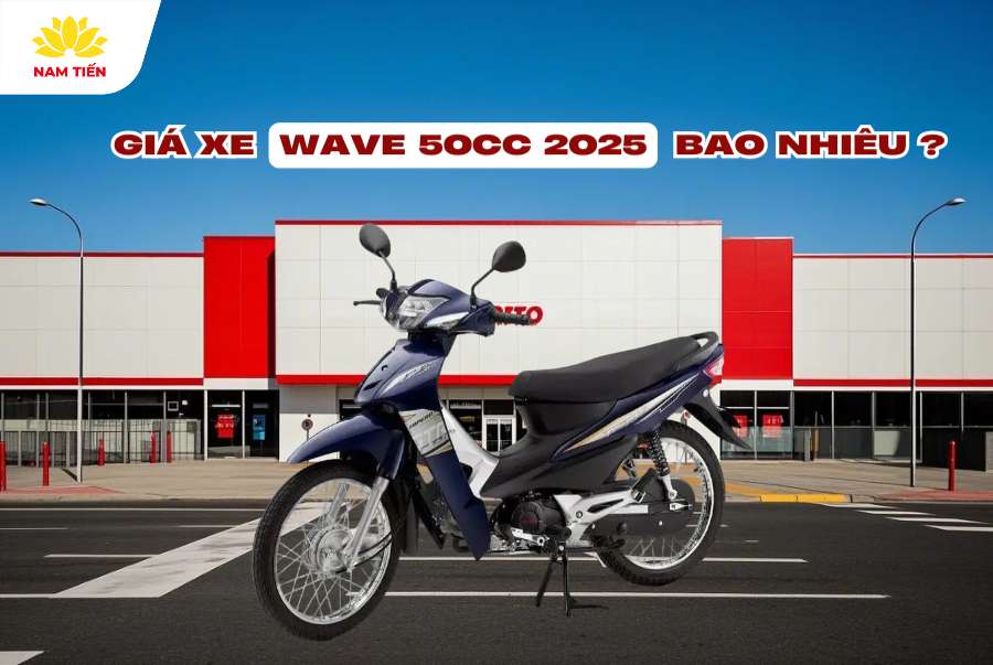 Giá xe Wave 50cc 2025 bao nhiêu?