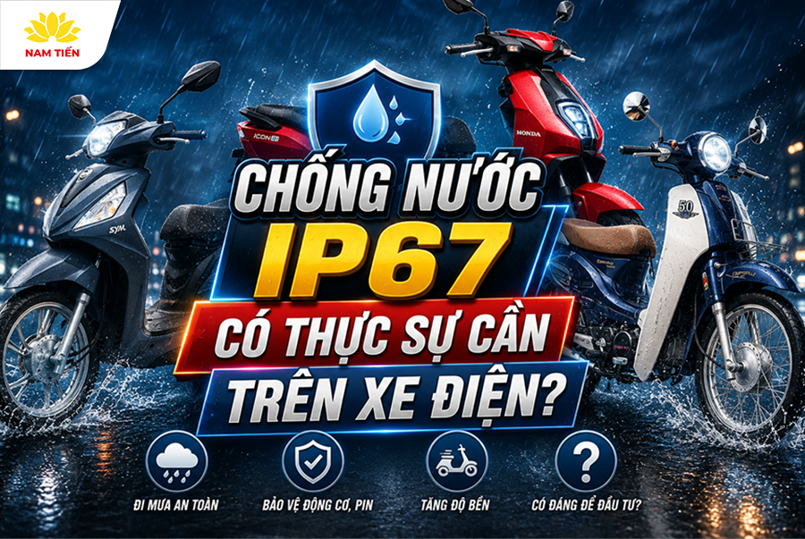 Chống Nước IP67 Có Thực Sự Cần Trên Xe Điện?