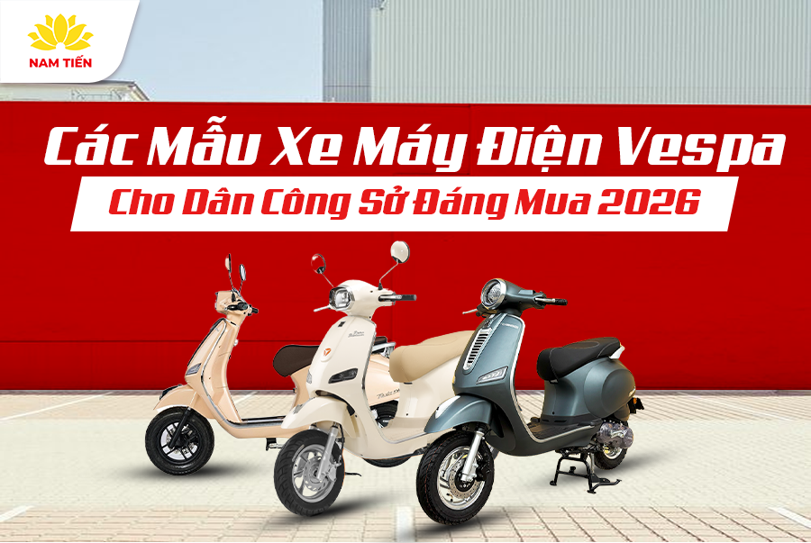 Các Mẫu Xe Máy Điện Vespa Cho Dân Công Sở Đáng Mua 2026