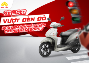 Xe 50cc Vượt Đèn Đỏ Phạt Bao Nhiêu Tiền Trong Năm 2026?