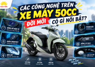 Các Công Nghệ Trên Xe Máy 50cc Đời Mới Có Gì Nổi Bật?