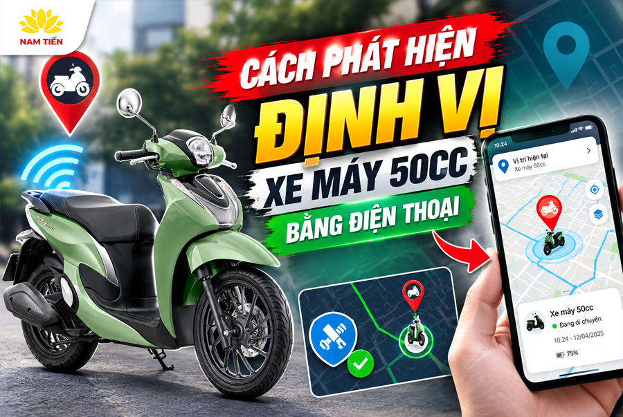 Cách Phát Hiện Định Vị Xe Máy 50cc Bằng Điện Thoại