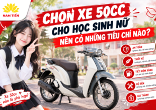 Chọn Xe 50cc Cho Học Sinh Nữ Nên Có Những Tiêu Chí Nào?