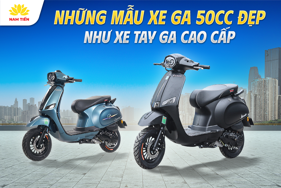 Những Mẫu Xe Máy Xăng 50cc Đẹp Như Xe Tay Ga Cao Cấp