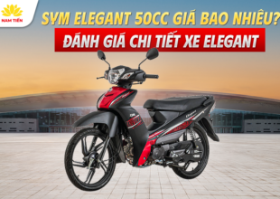 SYM Elegant 50cc Giá Bao Nhiêu? Đánh Giá Chi Tiết Xe Elegant