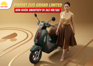 VinFast Evo Grand Limited – Bản Khóa Smartkey Đi 262 km/sạc
