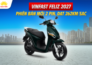 VinFast Feliz 2027 – Phiên Bản Mới 2 pin, Đạt 262km/Sạc