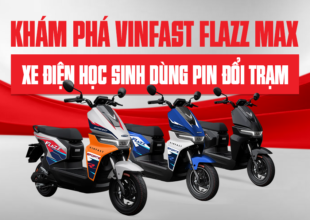 Khám Phá VinFast Flazz Max – Xe Điện Học Sinh Dùng Pin Đổi Trạm