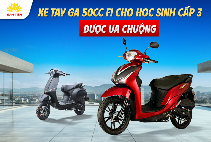 Xe Tay Ga 50cc Fi Cho Học Sinh Cấp 3 Được Ưa Chuộng